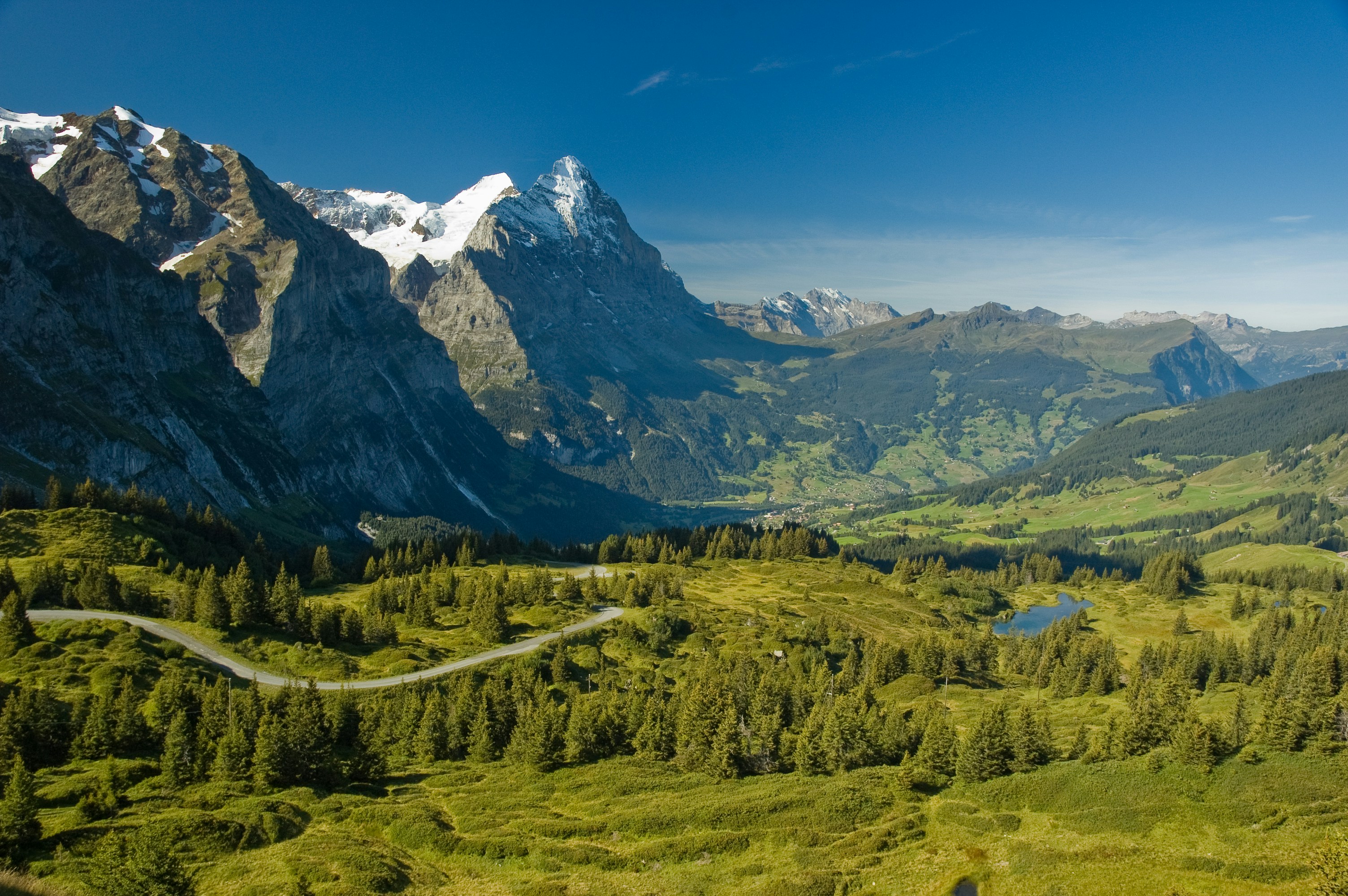 paysage de montagne dans les Alpes