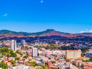 Photo illustrative du Honduras, Tegucigalpa, capitale vue aerienne