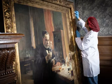 Photographie de l'emballage du musée