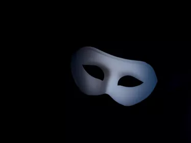 Masque représentation du syndrome de l'imposteur