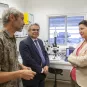 Visite de Agnès Buzyn au vectopole de l'Institut Pasteur de la Guyane