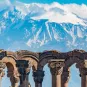 Photographie illustrative, Ruines du temple Zvartnos temple à Yerevan, Armenie