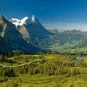 paysage de montagne dans les Alpes