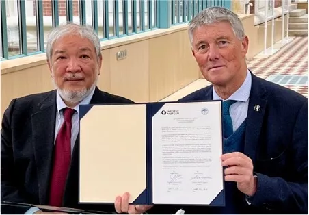 Signature lettre d'intention Serre IP Pasteur