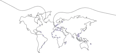 Carte du réseau pasteur network